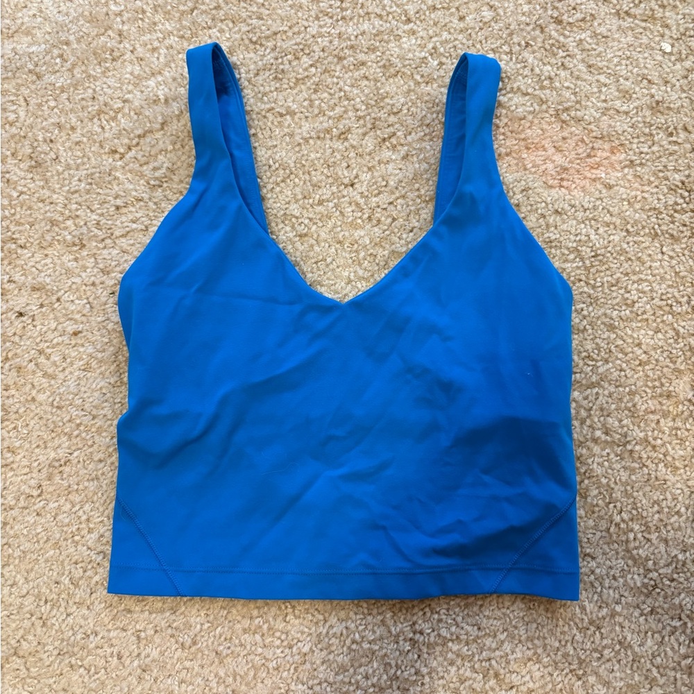 Like New poolside blue lululemon align tank top